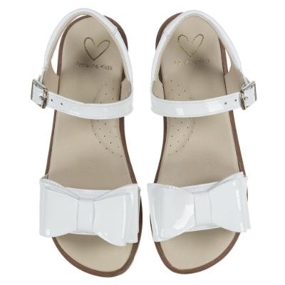 Picture of Panache Gia Double Bow Sandal - White Patent