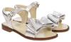 Picture of Panache Gia Double Bow Sandal - Metalic Silver Leather