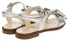 Picture of Panache Gia Double Bow Sandal - Metalic Silver Leather