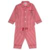 Picture of Salero Boys Gingerbread Man Pocket Gingham Pyjamas - Red White 