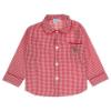 Picture of Salero Boys Gingerbread Man Pocket Gingham Pyjamas - Red White 