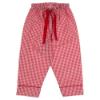 Picture of Salero Boys Gingerbread Man Pocket Gingham Pyjamas - Red White 