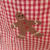 Picture of Salero Boys Gingerbread Man Pocket Gingham Pyjamas - Red White 
