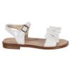 Picture of Panache Gia Double Bow Sandal - White Patent