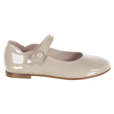 Picture of Panache Girls Scallop Pump - Beach Cream