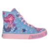 Picture of Lelli Kelly Ingrid Mermaid Mid Canvas Boot With Inside Zip - Rosa