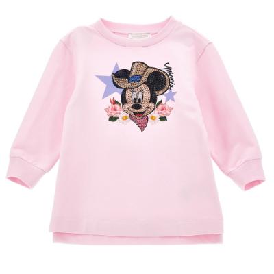 Picture of Monnalisa Girls Minnie Mouse Tunic Top - Pink