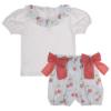 Picture of Meia Pata Baby Girls Bubbly Cherries Shorts & Top Set - Red