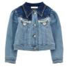 Picture of Monnalisa Girls Denim Minnie Mouse Jacket - Blue