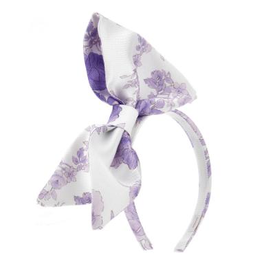 Picture of Monnalisa Chic Girls Floral Headband - Lilac
