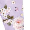 Picture of Monnalisa Girls Rapunzel Floral Leggings - Lilac