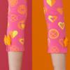 Picture of A Dee Moana Love Hearts Tape Legging Set - Bright Orange