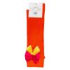 Picture of A Dee Maxine Love Hearts  Bow Knee Sock - Bright Orange