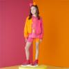 Picture of  A Dee Mandy Love Hearts  Block Sweat Bomber - Hot Pink