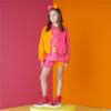 Picture of A Dee Mandy Love Hearts  Block Sweat Bomber - Hot Pink