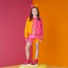 Picture of A Dee Mandy Love Hearts  Block Sweat Bomber - Hot Pink