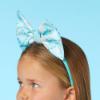 Picture of A Dee Orianna Ocean Pearl  AOP Print Big Bow Headband - Aruba Blue