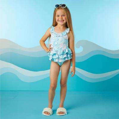 Picture of A Dee Ariel Ocean Pearl Print Swimsuit - Aruba Blue