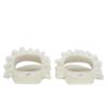 Picture of A Dee Frilly Ocean Pearl Triple Frill Slider - Bright White