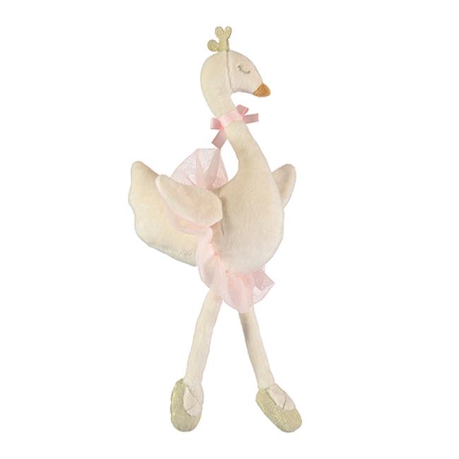 Picture of Mayoral Newborn Girls Plush Swan Toy - Pink