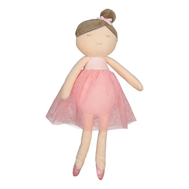 Picture of Mayoral Newborn Girls Plush Ballerina Toy - Pink