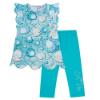 Picture of A Dee Ollie Ocean Pearl Print Legging Set - Aruba Blue