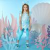 Picture of A Dee Ollie Ocean Pearl Print Legging Set - Aruba Blue