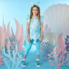 Picture of A Dee Ollie Ocean Pearl Print Legging Set - Aruba Blue