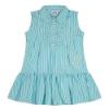 Picture of A Dee Odette Ocean Pearl Stripe Dress - Aruba Blue