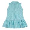 Picture of A Dee Odette Ocean Pearl Stripe Dress - Aruba Blue