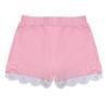 Picture of A Dee Linda Chic Chevron Broderie Anglaise Sweat Shorts Set - Pink Fairy