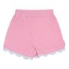 Picture of A Dee Linda Chic Chevron Broderie Anglaise Sweat Shorts Set - Pink Fairy