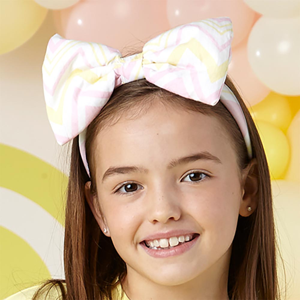 Girls bow headband cheap