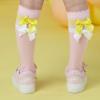Picture of A Dee Lelli Chic Chevron Bow Knee Sock - Pink Fairy