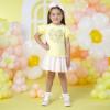 Picture of A Dee Laura Chic Chevron Heart Dress - Lemon Cake