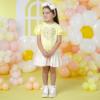 Picture of A Dee Laura Chic Chevron Heart Dress - Lemon Cake