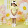 Picture of A Dee Laura Chic Chevron Heart Dress - Lemon Cake