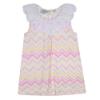 Picture of A Dee Lucinda Chic Chevron Dress - Bright White