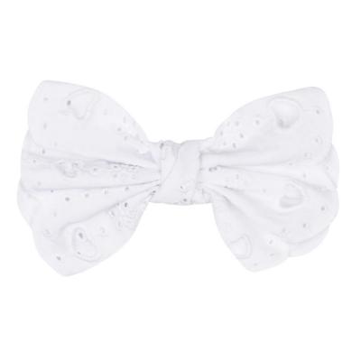 Picture of A Dee Levi Chic Chevron Broderie Anglaise Hair Clip - Bright White