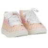 Picture of A Dee Jazzy Chic Chevron High Top Canvas Trainers - Pink Fairy