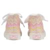 Picture of A Dee Jazzy Chic Chevron High Top Canvas Trainers - Pink Fairy
