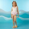 Picture of A Dee Ariel Chic Chevron Print Swimsuit - Bright White