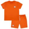 Picture of Mitch & Son Primary Puzzles Vasco Poly Logo Shorts Set - Bright Orange