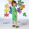 Picture of Mitch & Son Primary Puzzles Verge Badge Detail Soft Set - Green