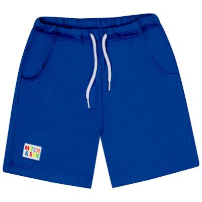 Picture of Mitch & Son Primary Puzzles Vian Sweat Shorts - Bright Blue