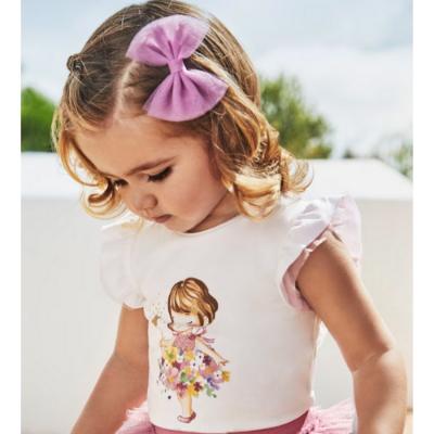 Picture of Mayoral Toddler Girls Floral Fairy T-shirt - Ivory