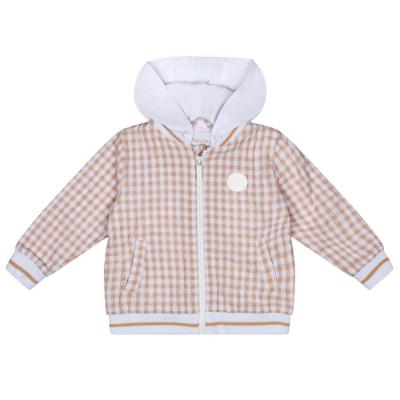 Picture of Mitch & Son Sandy Shores Timmy Gingham Jacket - Sand