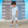 Picture of Mitch & Son Sandy Shores Tyler Lightly Padded Gilet - Sky Blue