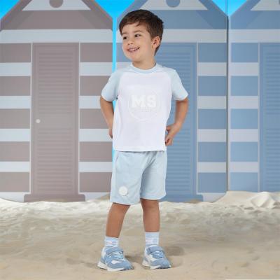 Picture of Mitch & Son Sandy Shores Tyrone Poly Jersey Set - Sky Blue 