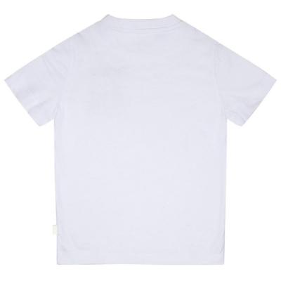 Picture of Mitch & Son Sandy Shores Troy Gingham Pocket T-shirt - Bright White